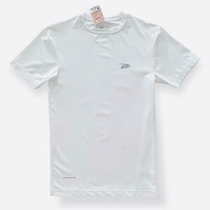 Pro Player White Perform-DRI Short Sleeves Shirt Top Men's Size S